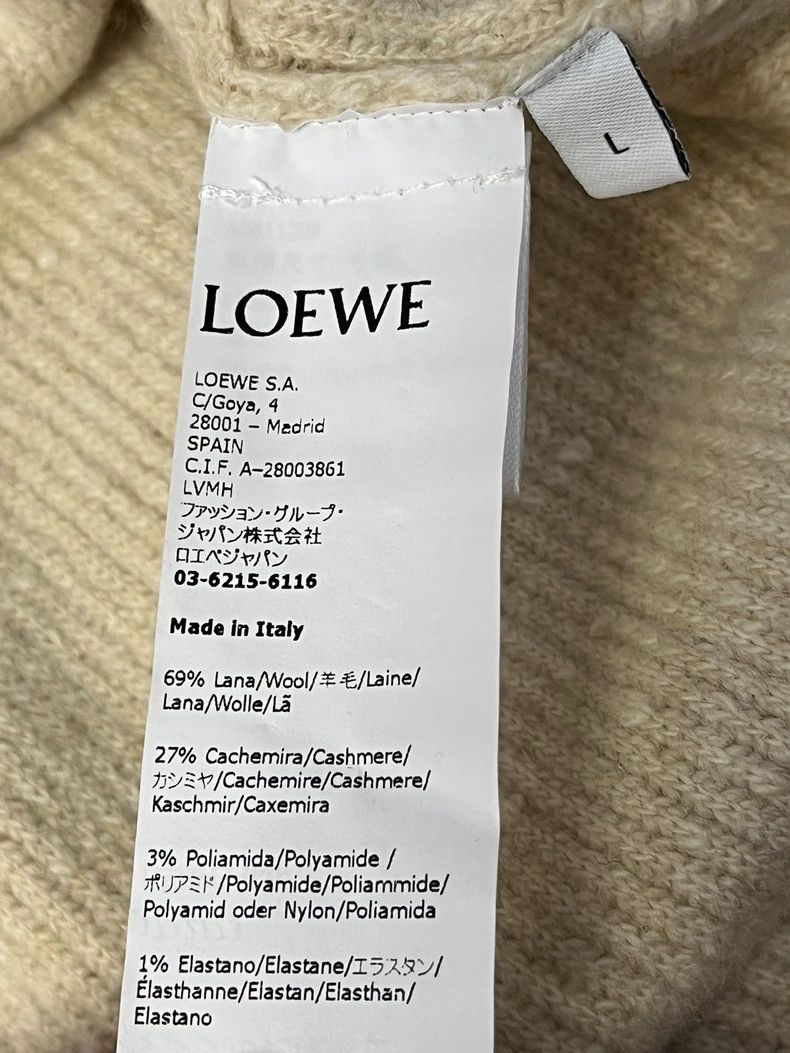 LOEWE Colorful cashmere blend sweater