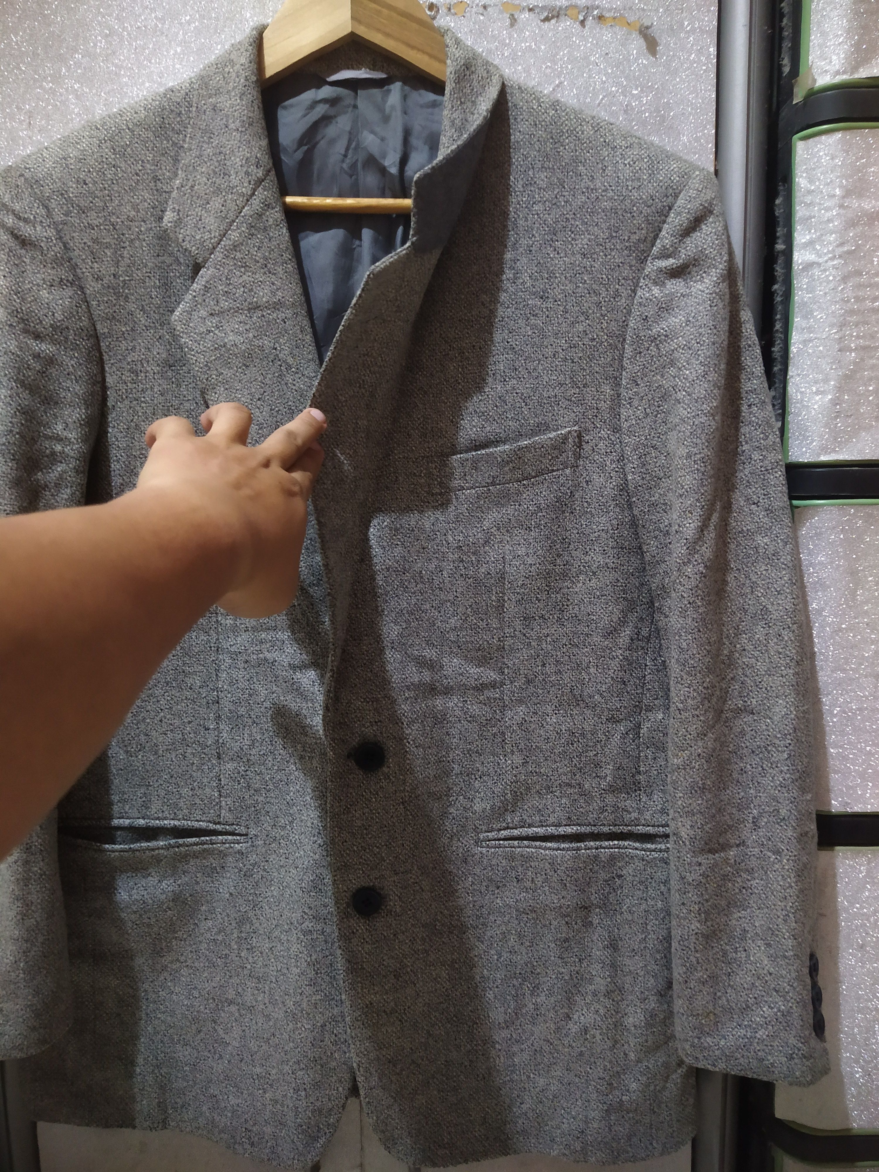 Balenciaga VTG Balenciaga Paris x Sataru Tanaka Archival Wool Blazer Size 36R - 5 Thumbnail