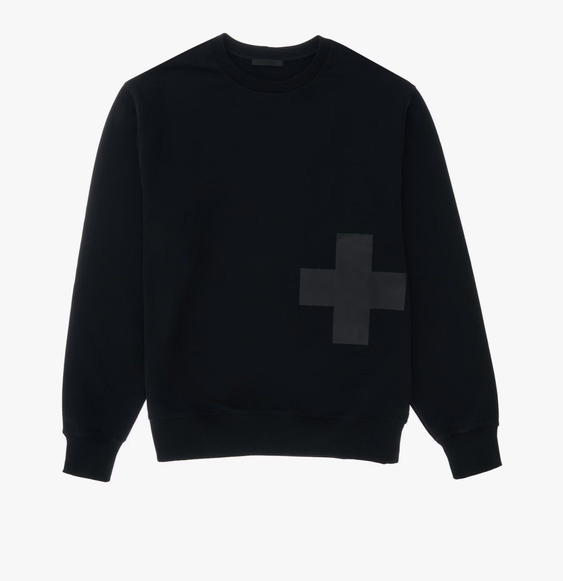 Helmut Lang Helmut Lang Cross Crewneck Size Small Size US M / EU 48-50 / 2 - 1 Thumbnail