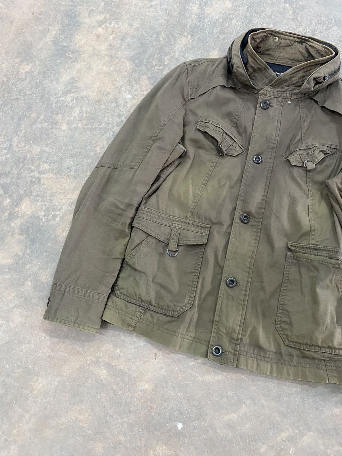 HIDEAWAYS HIDEAWAYS BY NICOLE BONO PARKA JACKET HOODED PUNK GRUNGE LGB Size US M / EU 48-50 / 2 - 3 Thumbnail