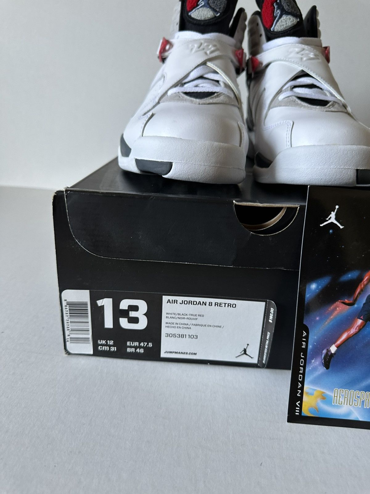 Jordan Brand Jordan 8 Retro Bugs Bunny 2013 Size US 13 / EU 46 - 5 Thumbnail