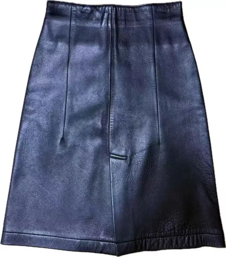 Junya Watanabe Junya Watanabe size S Lamb Leather Skirt Size 25" / US 0 / IT 36 - 1 Thumbnail