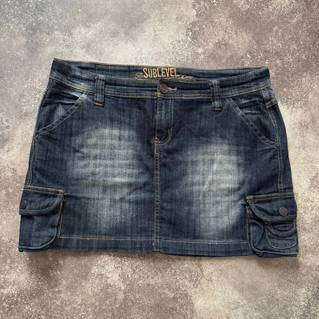 Hysteric Glamour × Japanese Brand Y2K Super Sexy Washed Denim Mini Skirt Size 32" / US 10 / IT 46 - 1 Thumbnail