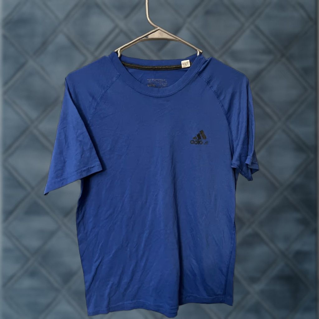 Adidas Adidas T-Shirt Medium Men's Blue Ultimates Short Sleeve Shirt Mens M Blue Adidas T-Shirt Size US M / EU 48-50 / 2 - 1 Thumbnail