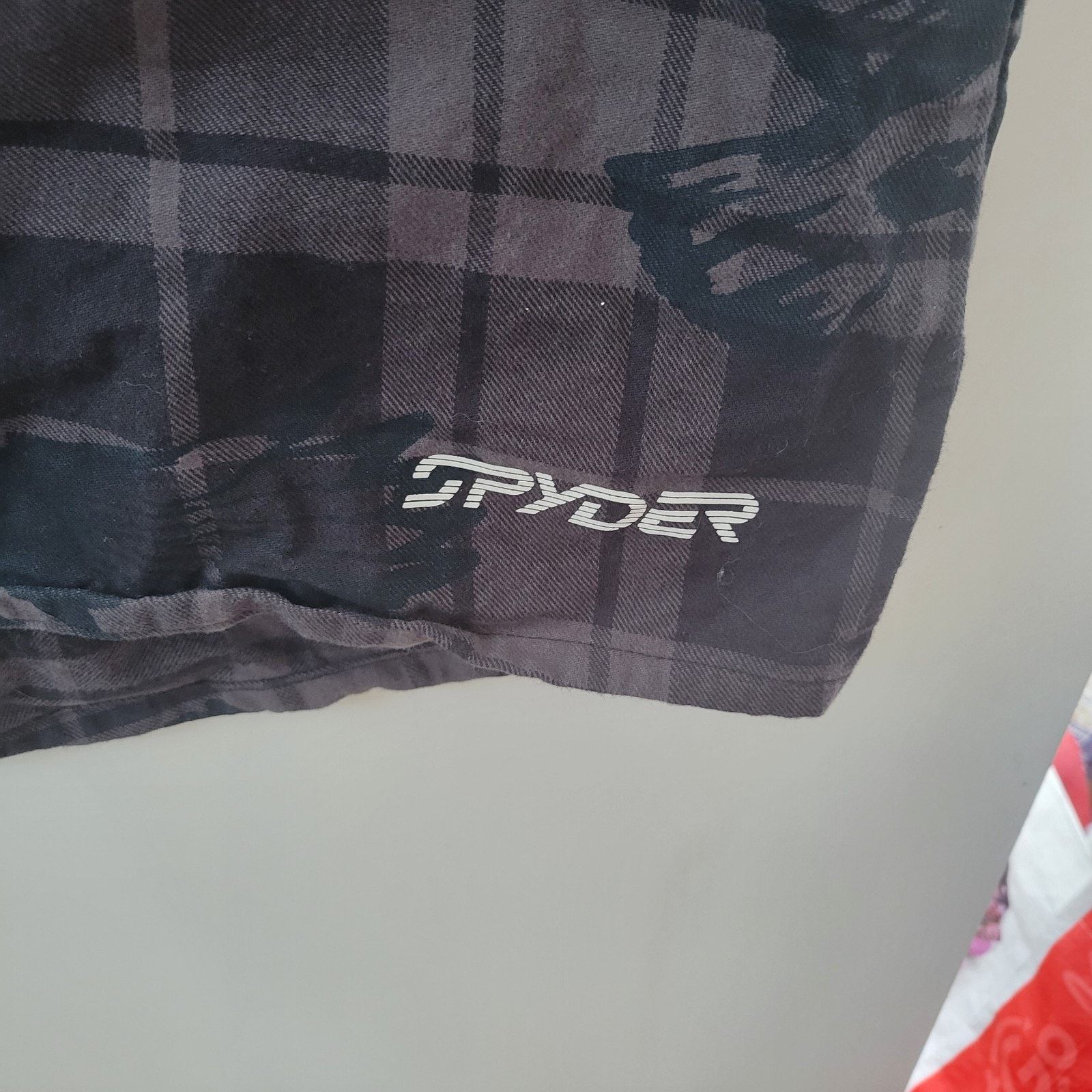 Spyder Spyder Creston Flannel Long Sleeve Shirt Eagle SZ XXL BLACK Size US XXL / EU 58 / 5 - 10 Thumbnail