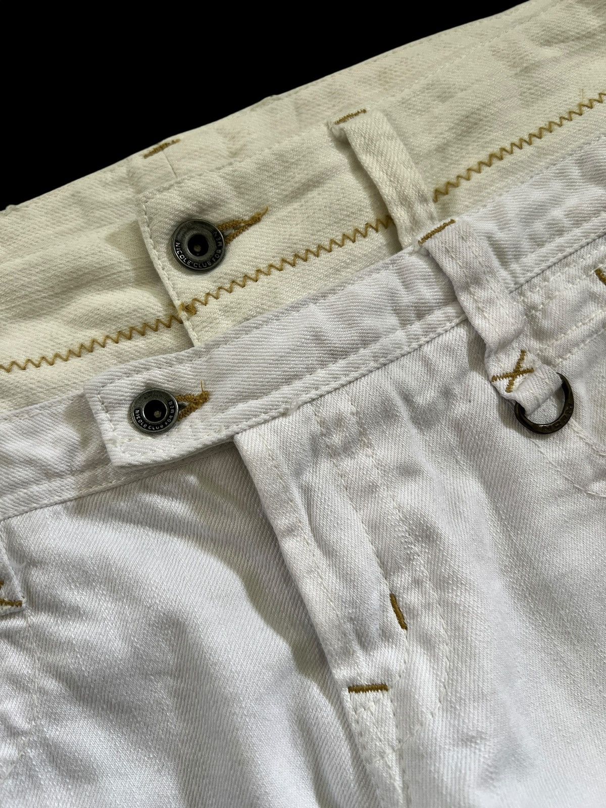 Nicole Club Nicole Club For Men Double Waist Twist Flare Denim Size US 35 - 7 Thumbnail