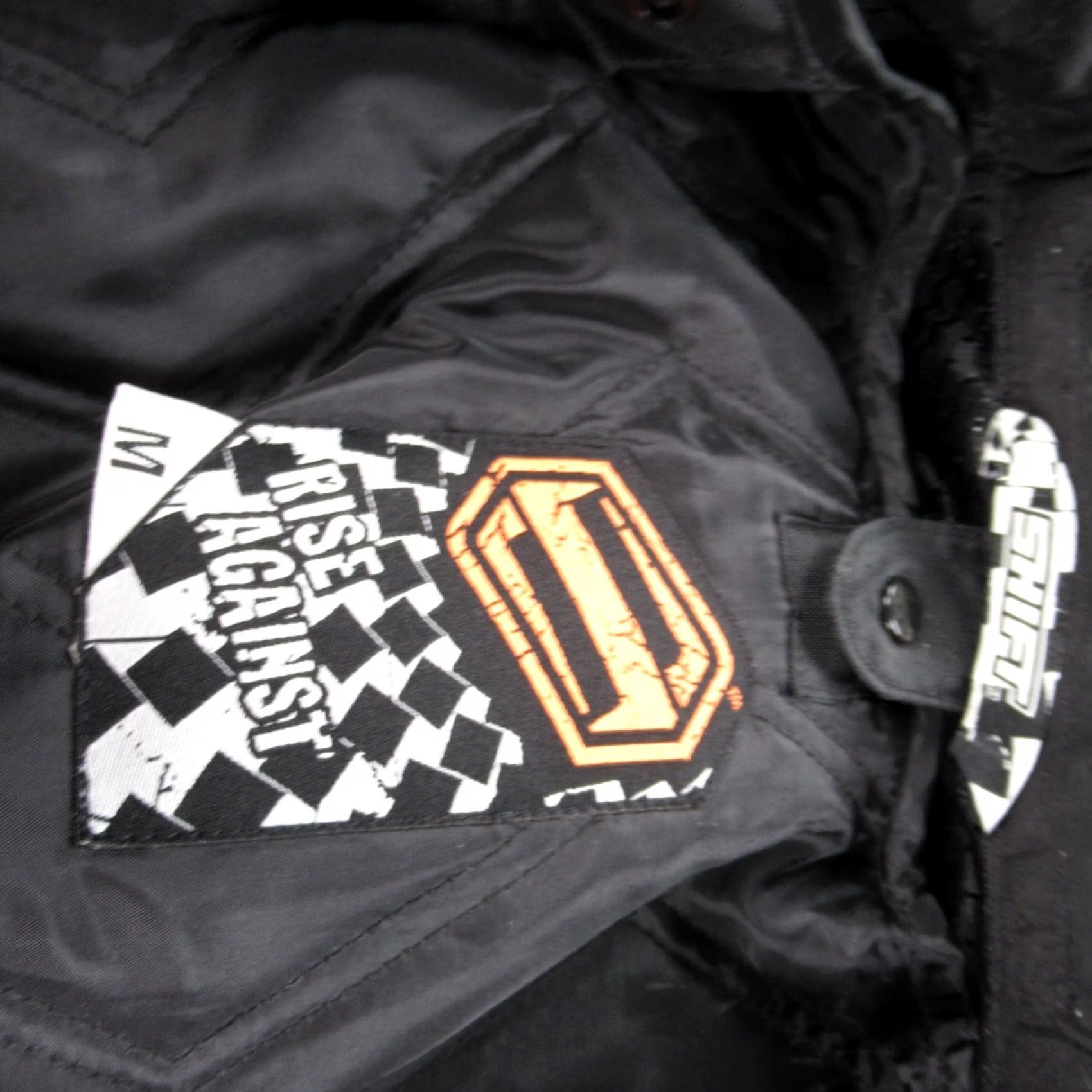 Vintage SHIFT Avenger Jacket Men M Black Camouflage Full Zip Padded Pockets Motorcycle Jacket Size US M / EU 48-50 / 2 - 3 Thumbnail