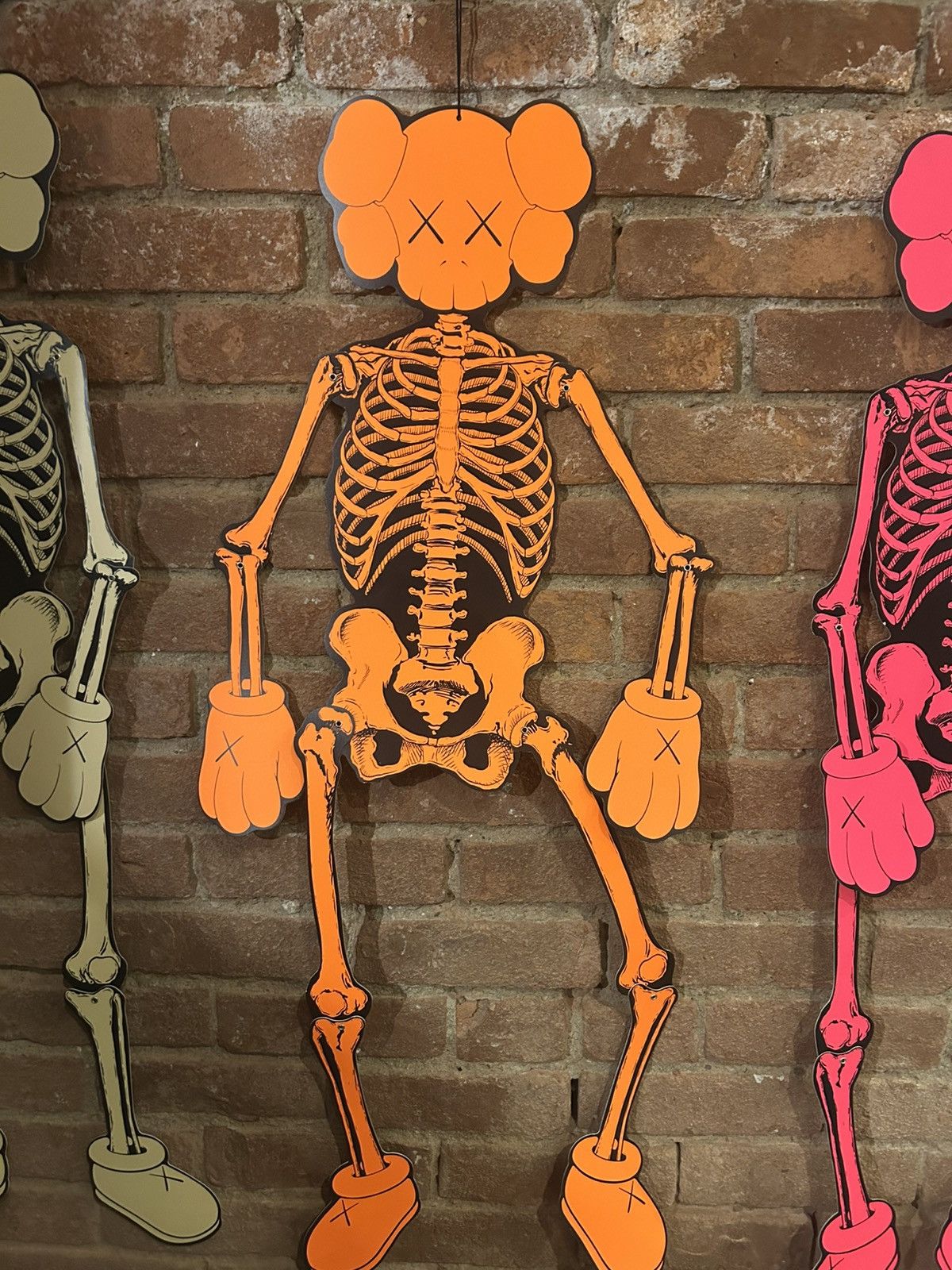 Kaws Kaws skeleton cutouts set | Grailed
