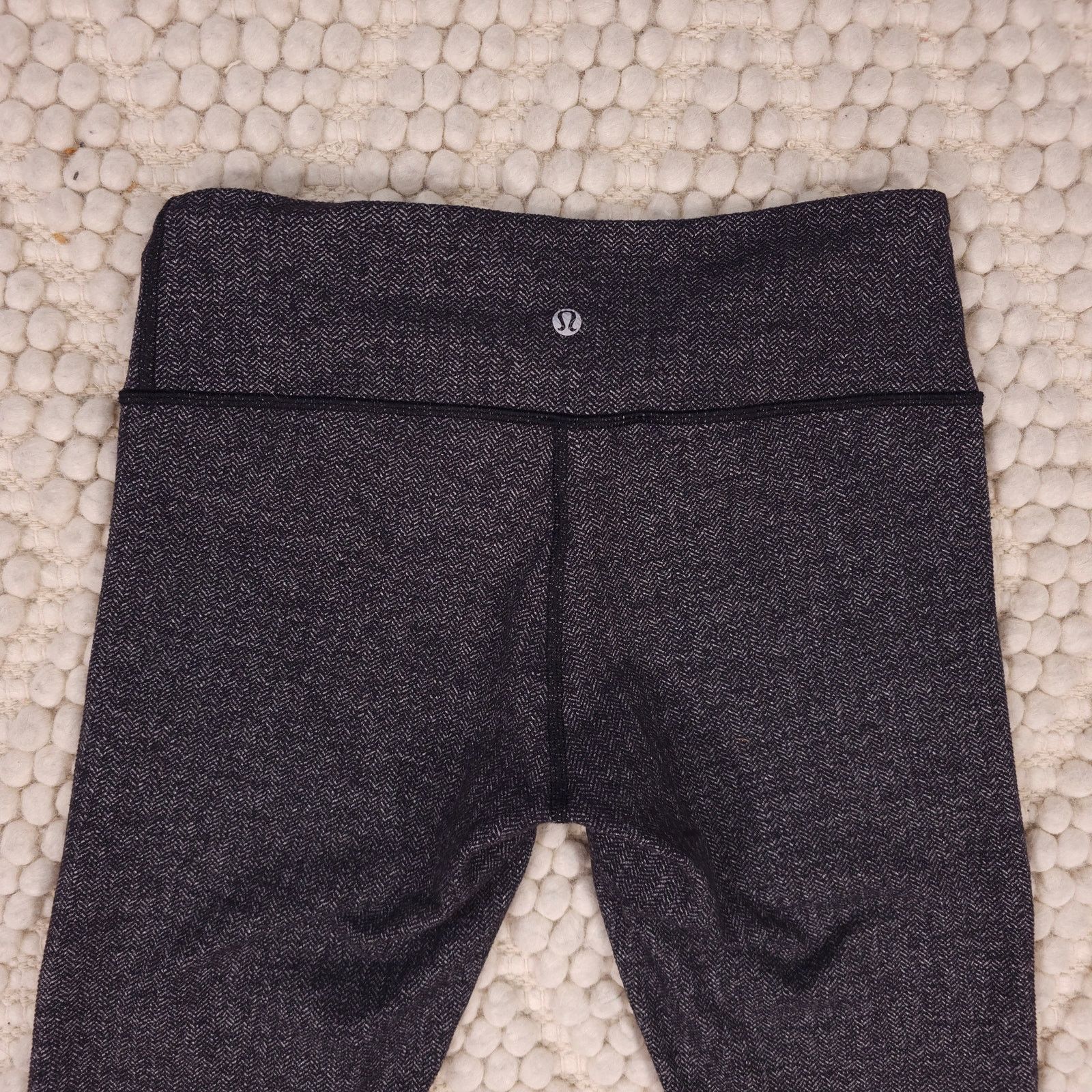 Lululemon Lululemon Wunder Under Pant Heathered Herringbone Black Sz 8 Size 30" / US 8 / IT 44 - 6 Thumbnail