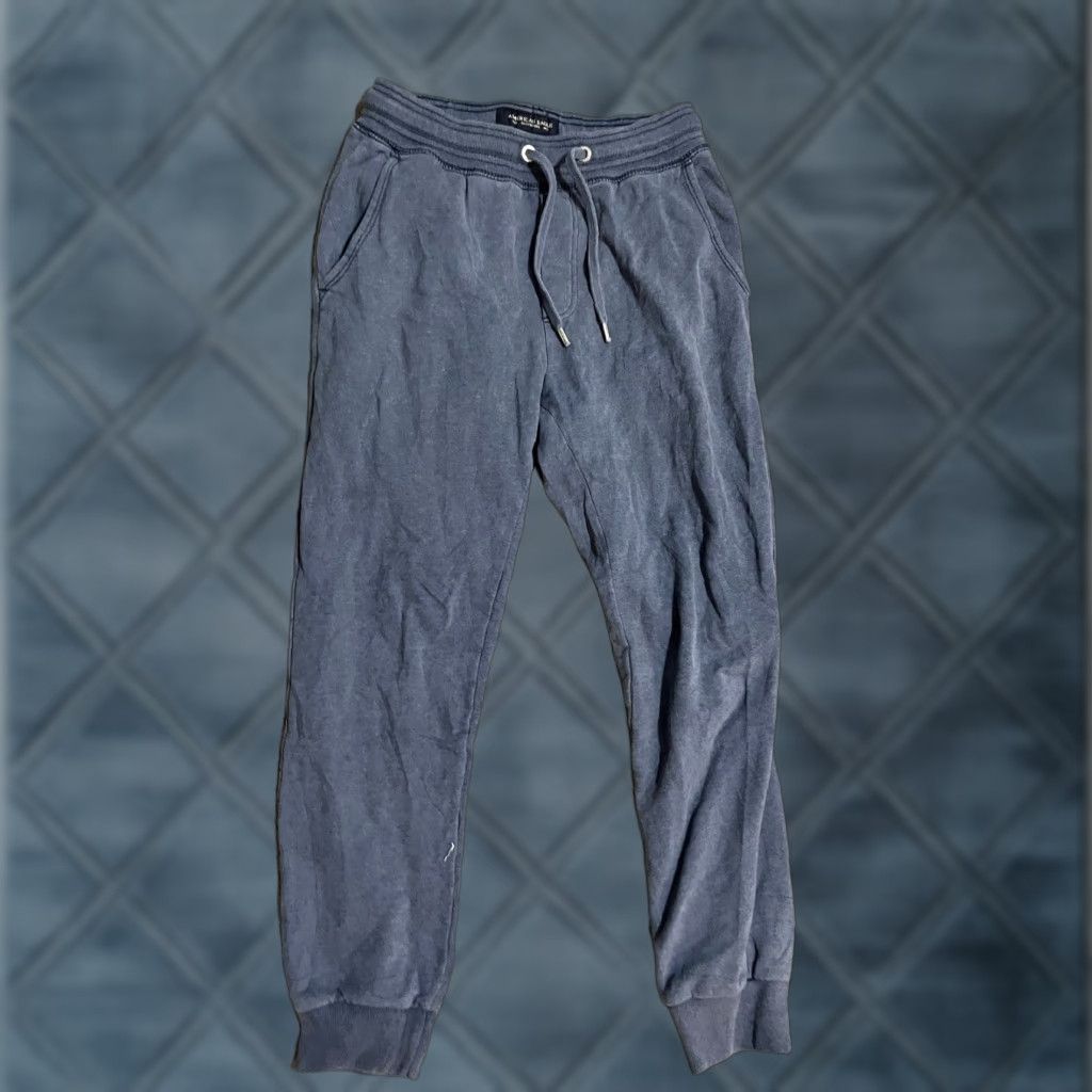 Vintage VINTAGE American Eagle Jogger Pants Men XS Blue Cotton Blend Activewear Casual Travel Size US 27 - 1 Thumbnail
