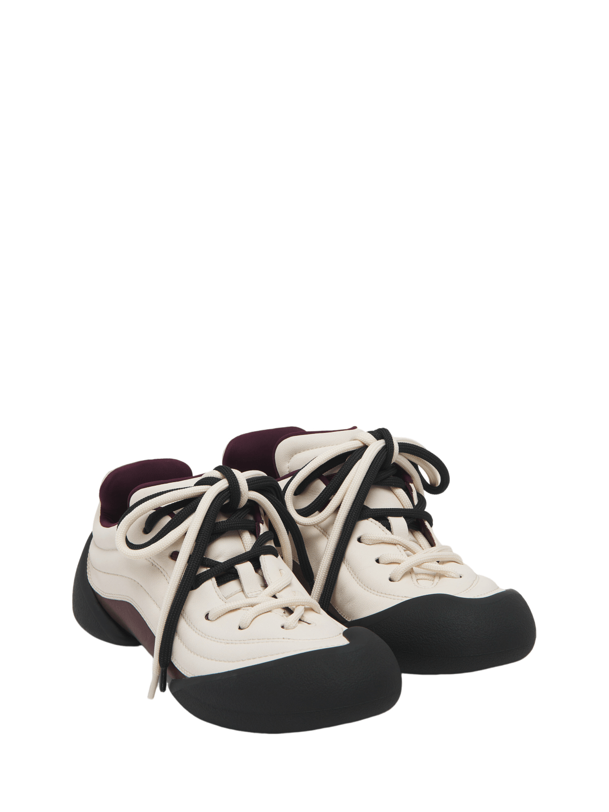 Alexander McQueen MCQUEEN Flexion Off White/Bordeaux Sneakers Size US 11.5 / EU 44-45 - 2 Thumbnail