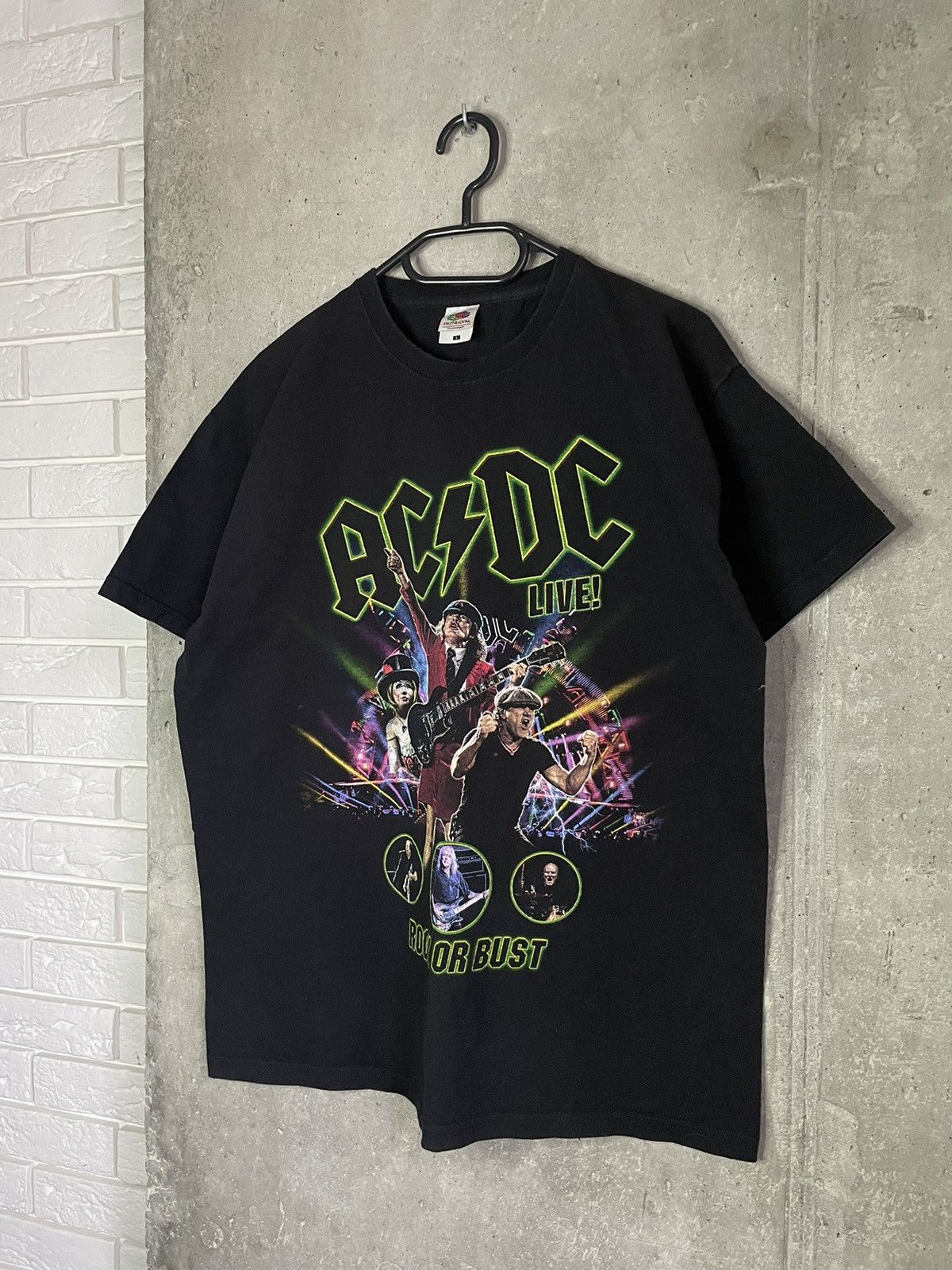 Band Tees AC/DC Rock Or Bust 2015 Vintage Tour Tee Hypebeast Y2k Size US L / EU 52-54 / 3 - 3 Thumbnail