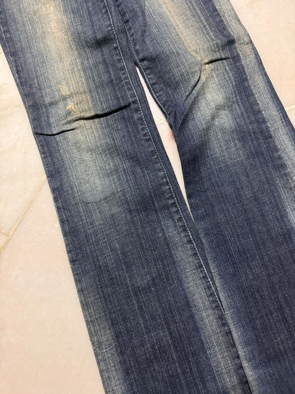 Vintage VINTAGE 2000s BELL BOTTOM FLARE RARE FADED Size US 27 - 8 Thumbnail