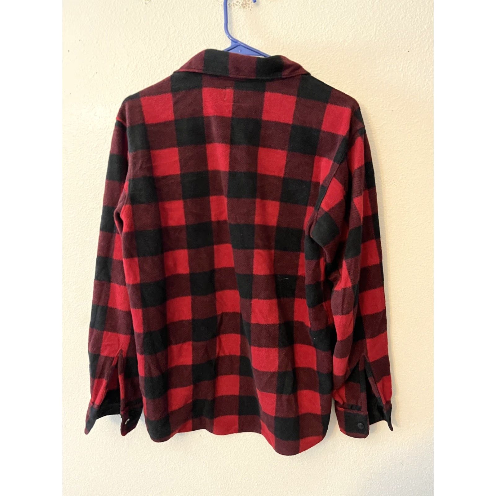 Wrangler VINTAGE Wrangler Authentics Flannel Shirt Mens S Red Buffalo Plaid Fleece Cabin Shacket Size US S / EU 44-46 / 1 - 3 Thumbnail