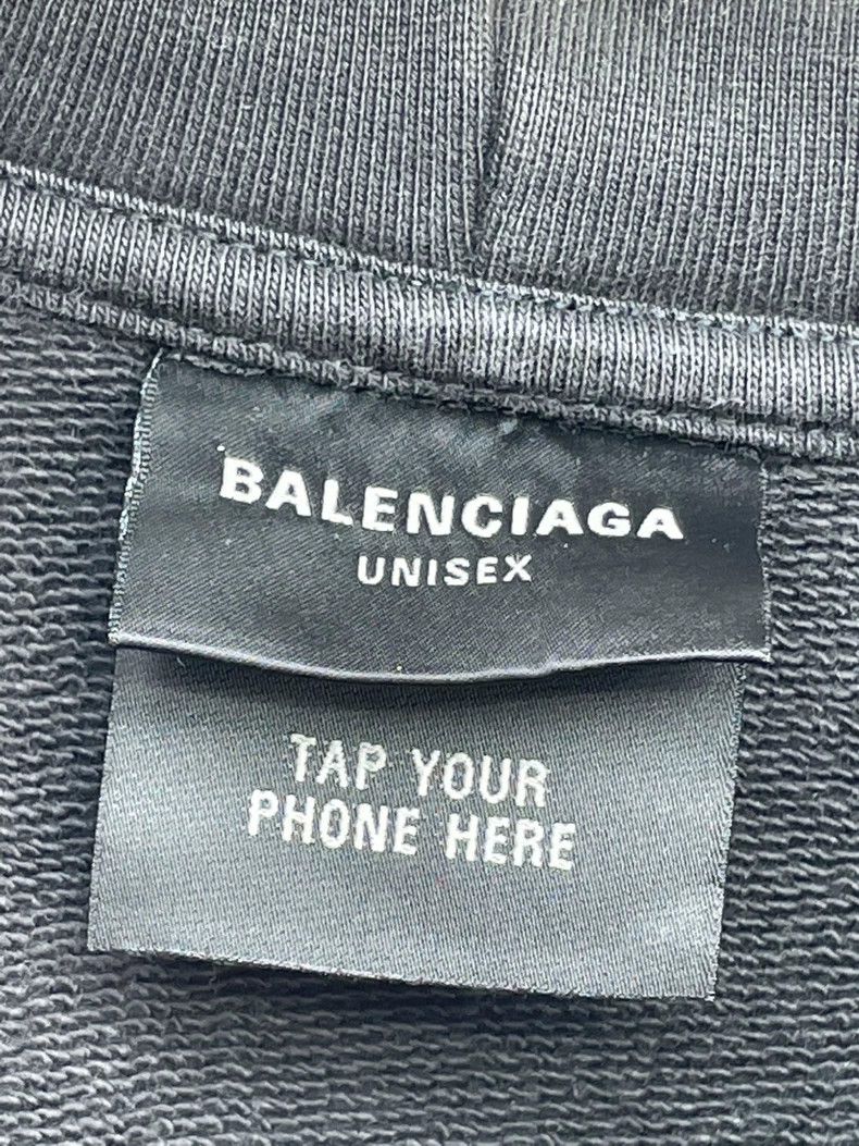 Balenciaga Balenciaga Black Zip Hoodie Size US M / EU 48-50 / 2 - 5 Thumbnail