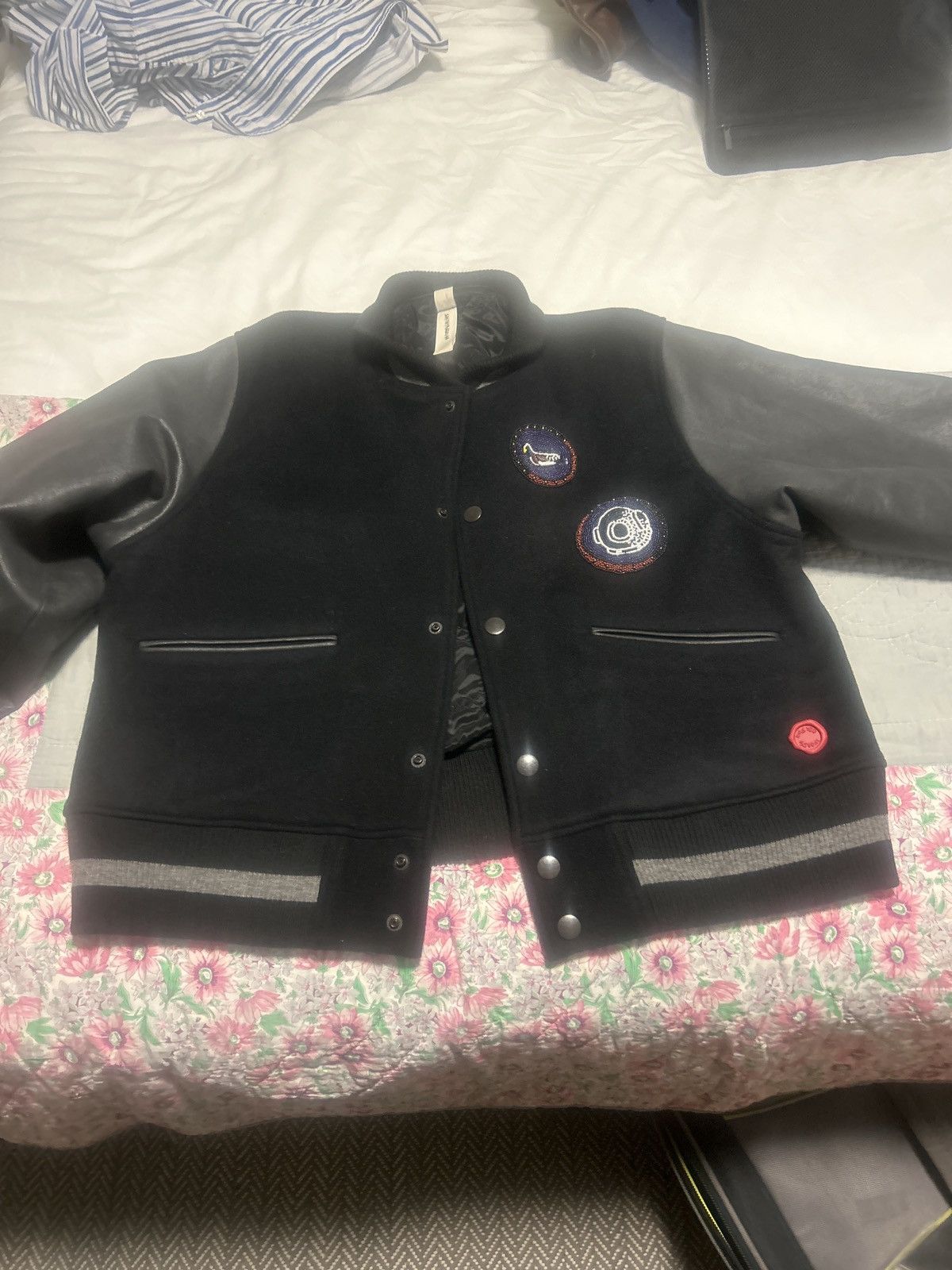 SHINYAKOZUKA shinyakozuka Varsity Leather jacket Size US XL / EU 56 / 4 - 1 Thumbnail
