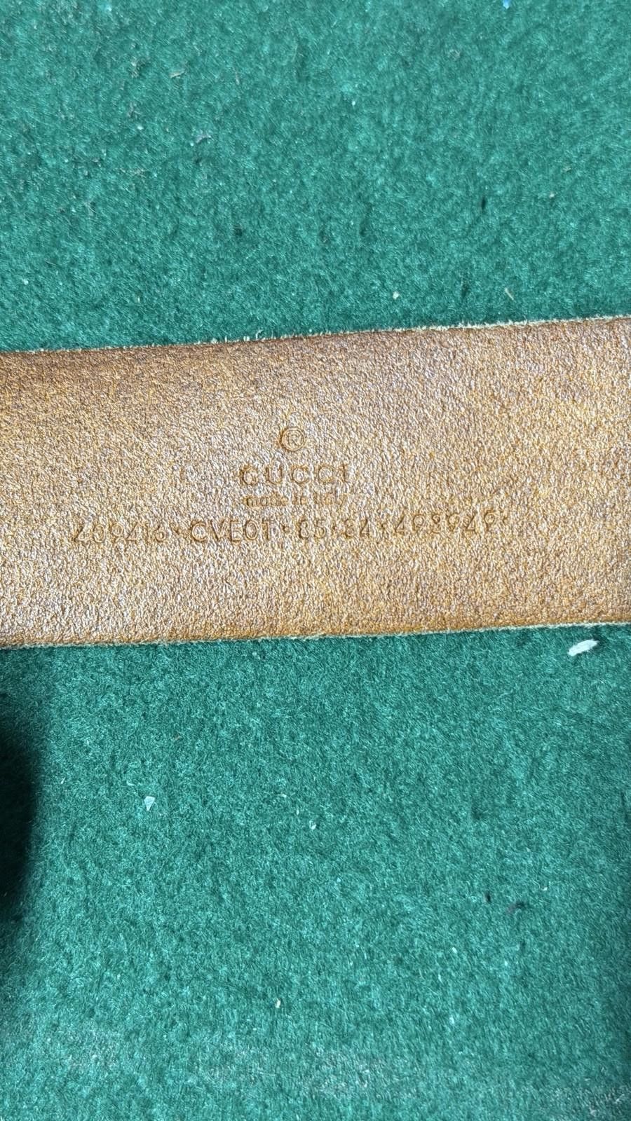 Gucci Gucci GG Marmont Brown Leather Size 85/34 Made in Italy Size ONE SIZE - 10 Thumbnail