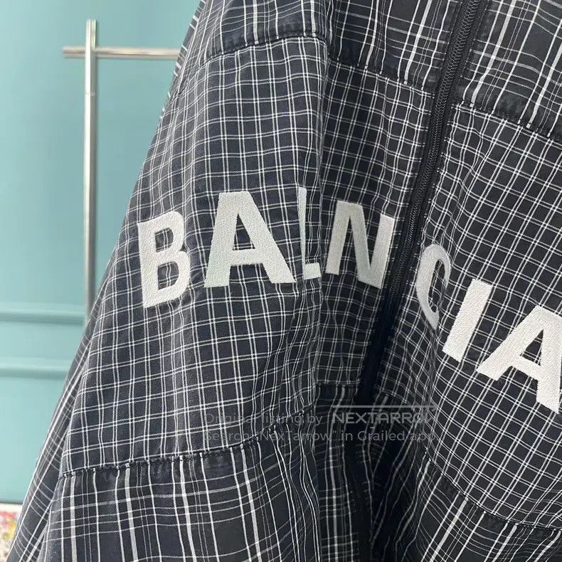 Balenciaga Balenciaga Embroidered chessboard pattern tactical jacket Size US M / EU 48-50 / 2 - 3 Thumbnail