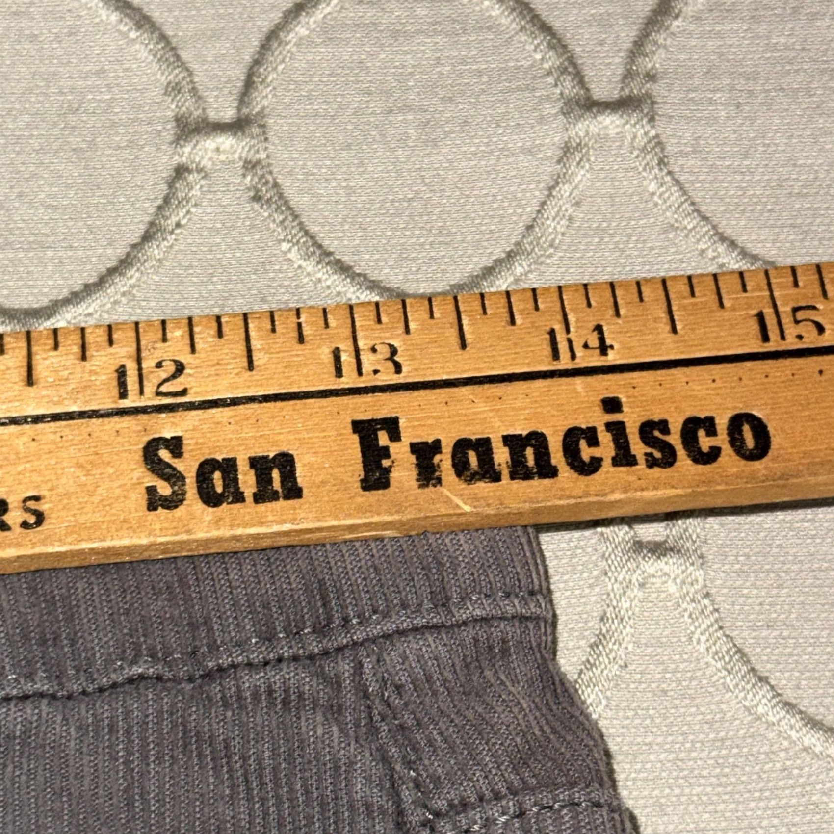 Marine Layer Marine Layer Pants Slim Straight Corduroy Stretch Gray 30x32 Mens Casual Vintage? Size US 30 / EU 46 - 7 Thumbnail