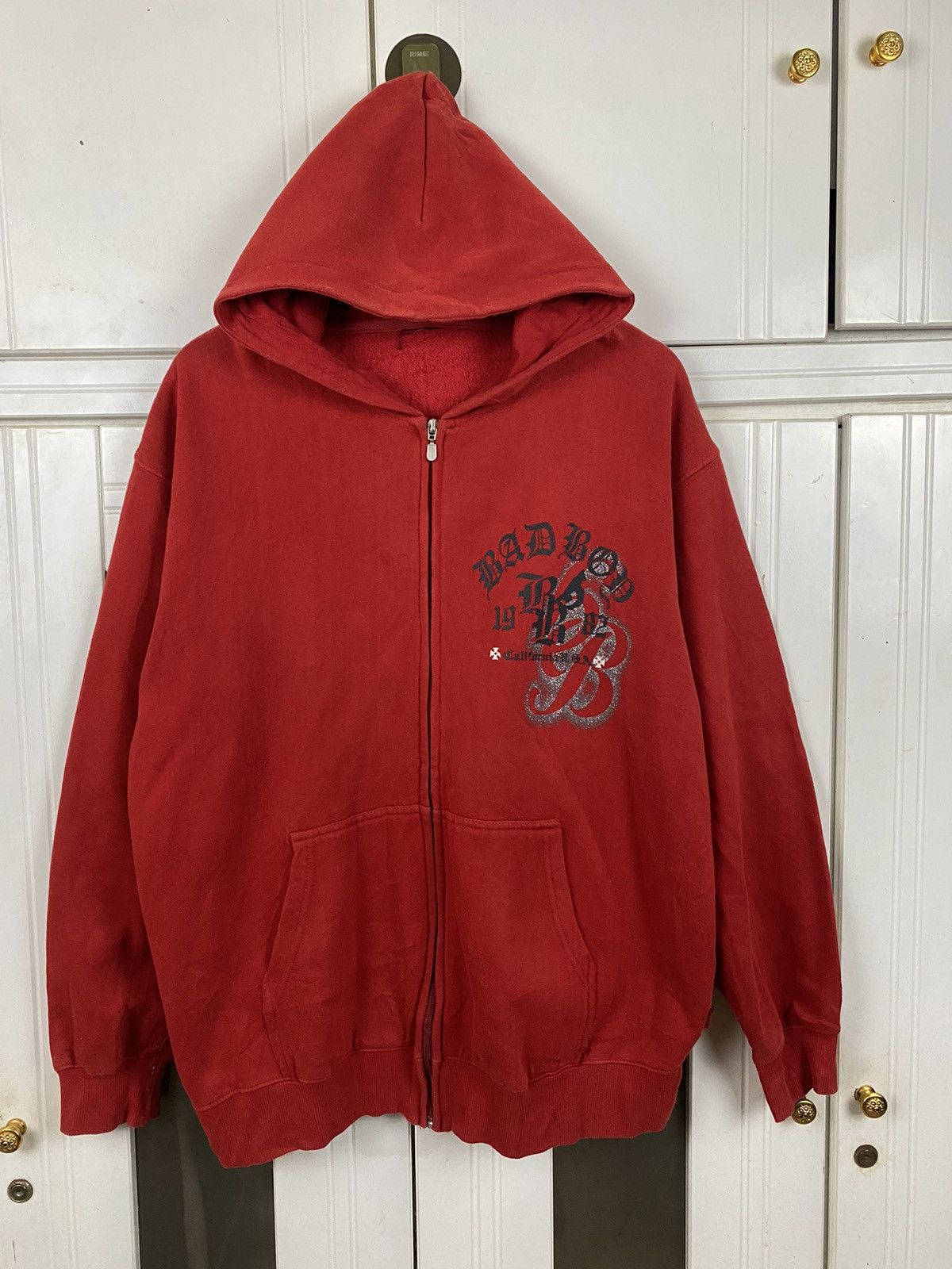 Vintage Vintage Bad Boy Hoodie Zipper Size US XL / EU 56 / 4 - 1 Thumbnail