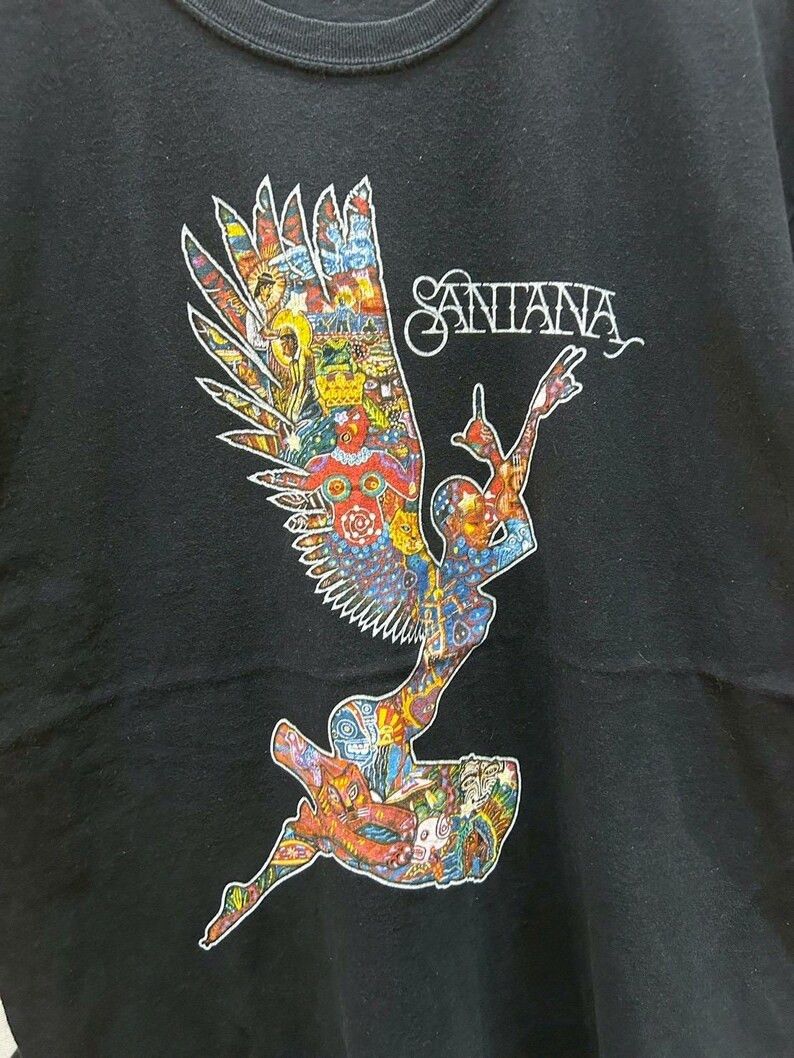 Vintage Vintage 2000s Santana tshirt size L Size US L / EU 52-54 / 3 - 3 Thumbnail