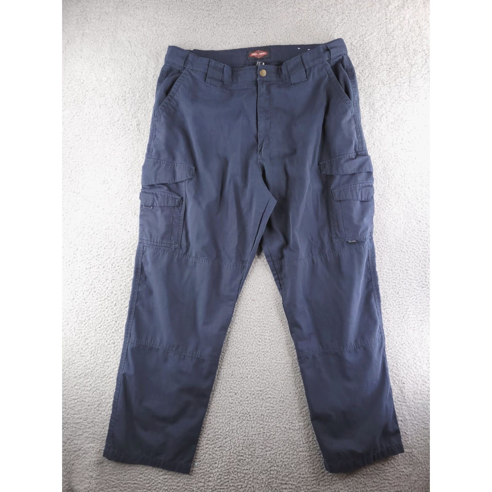 Vintage TRU-SPEC Pants Mens 38x31 Blue Cargo Ripstop Tactical Utility Work Pants Mens Regular 38-31 Blue Cargo Ripstop Vintage No Size US 38 / EU 54 - 2 Thumbnail