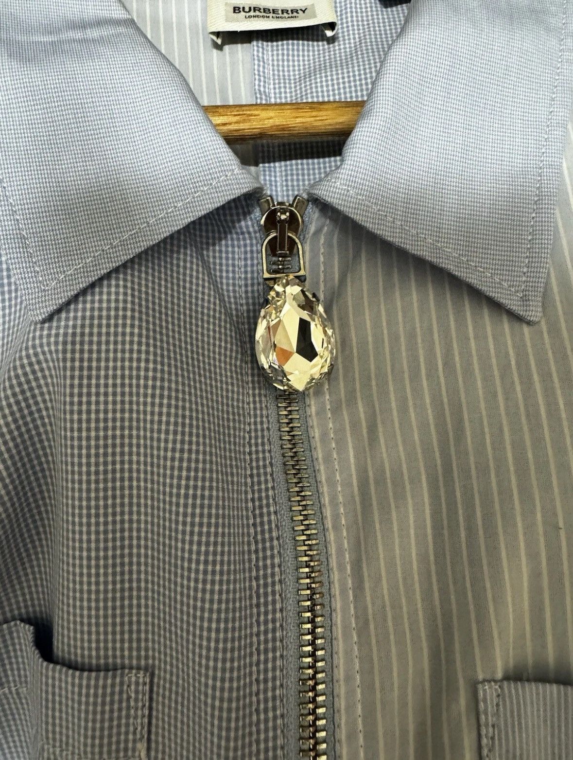 Burberry Burberry Half Zip Shirt Size Large Size US L / EU 52-54 / 3 - 5 Thumbnail