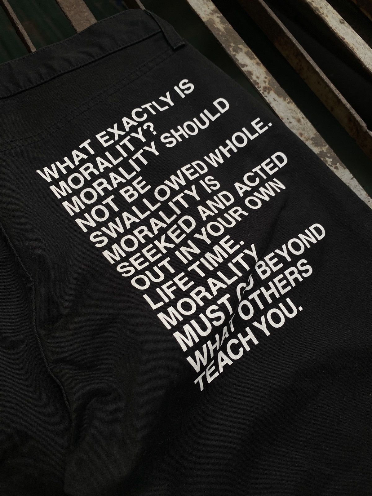 Junya Watanabe × Levi's Archive Junya Watanabe - Levi’s - SS02 Poem Morality Pants Size US 34 / EU 50 - 4 Thumbnail