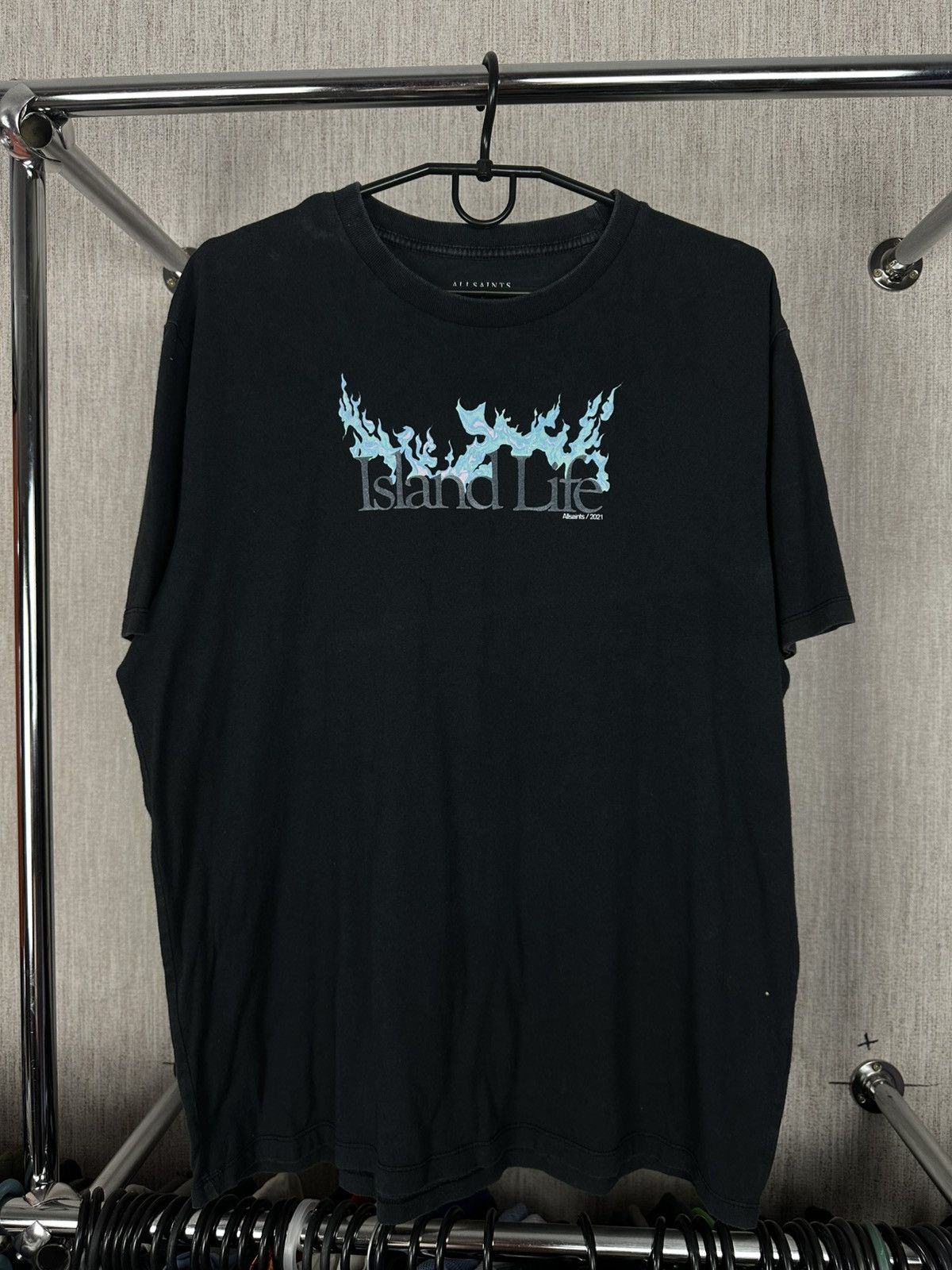 Allsaints Allsaints 2021 Island Life Fire Big Logo Tee T shirt Size US M / EU 48-50 / 2 - 2 Thumbnail