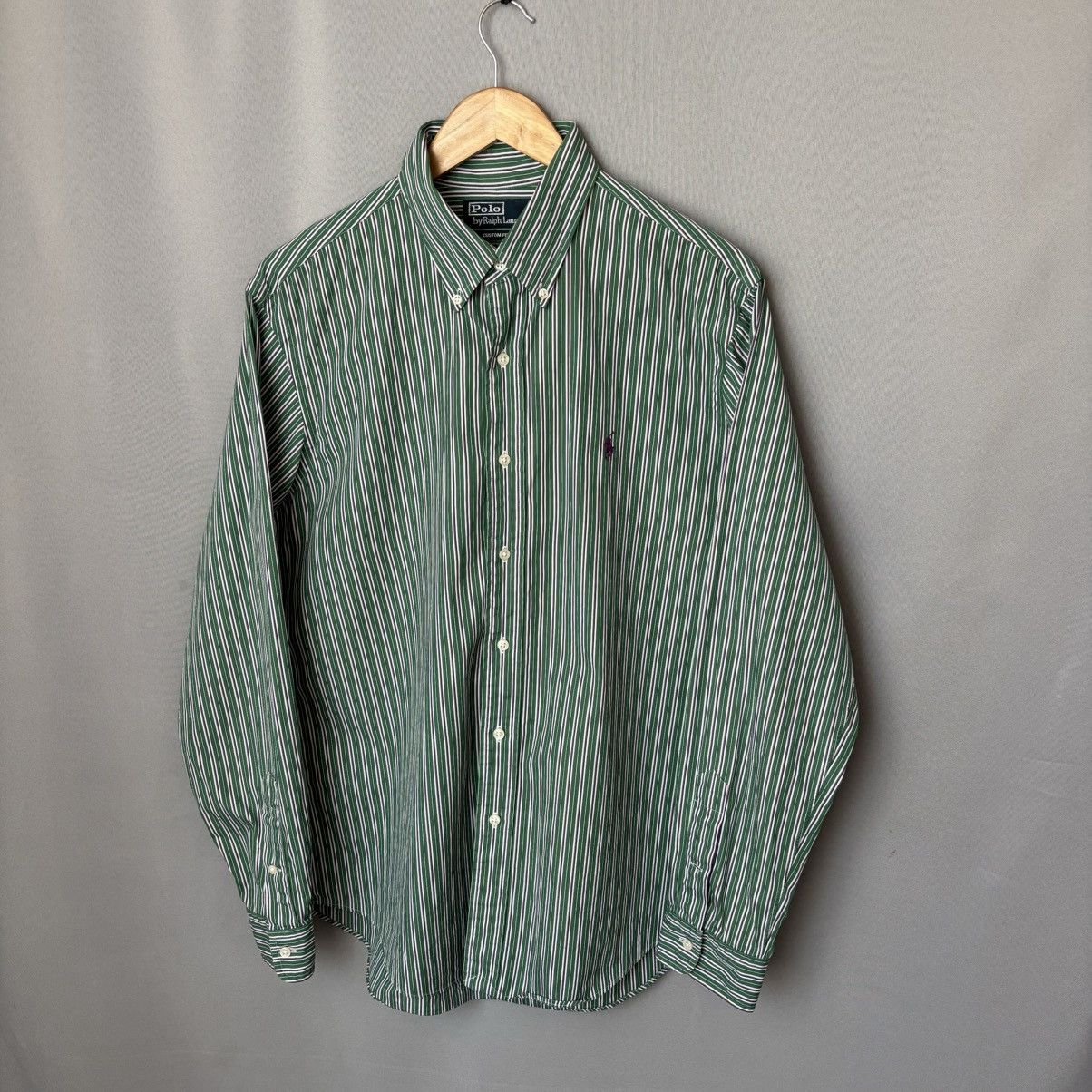 Polo Ralph Lauren Polo Ralph Lauren custom fit shirt large vintage rare Size US L / EU 52-54 / 3 - 1 Thumbnail
