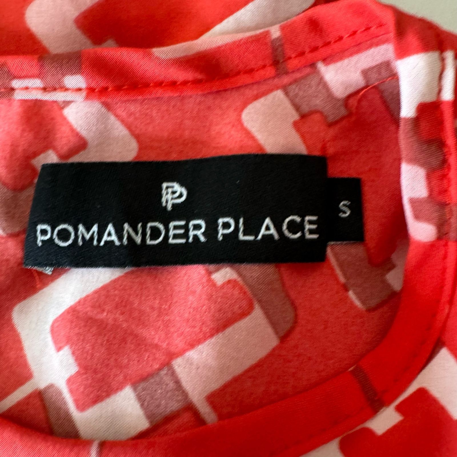 Other Pomander Place Geometric Patterned Tie Waist Dress Size S / US 4 / IT 40 - 3 Thumbnail