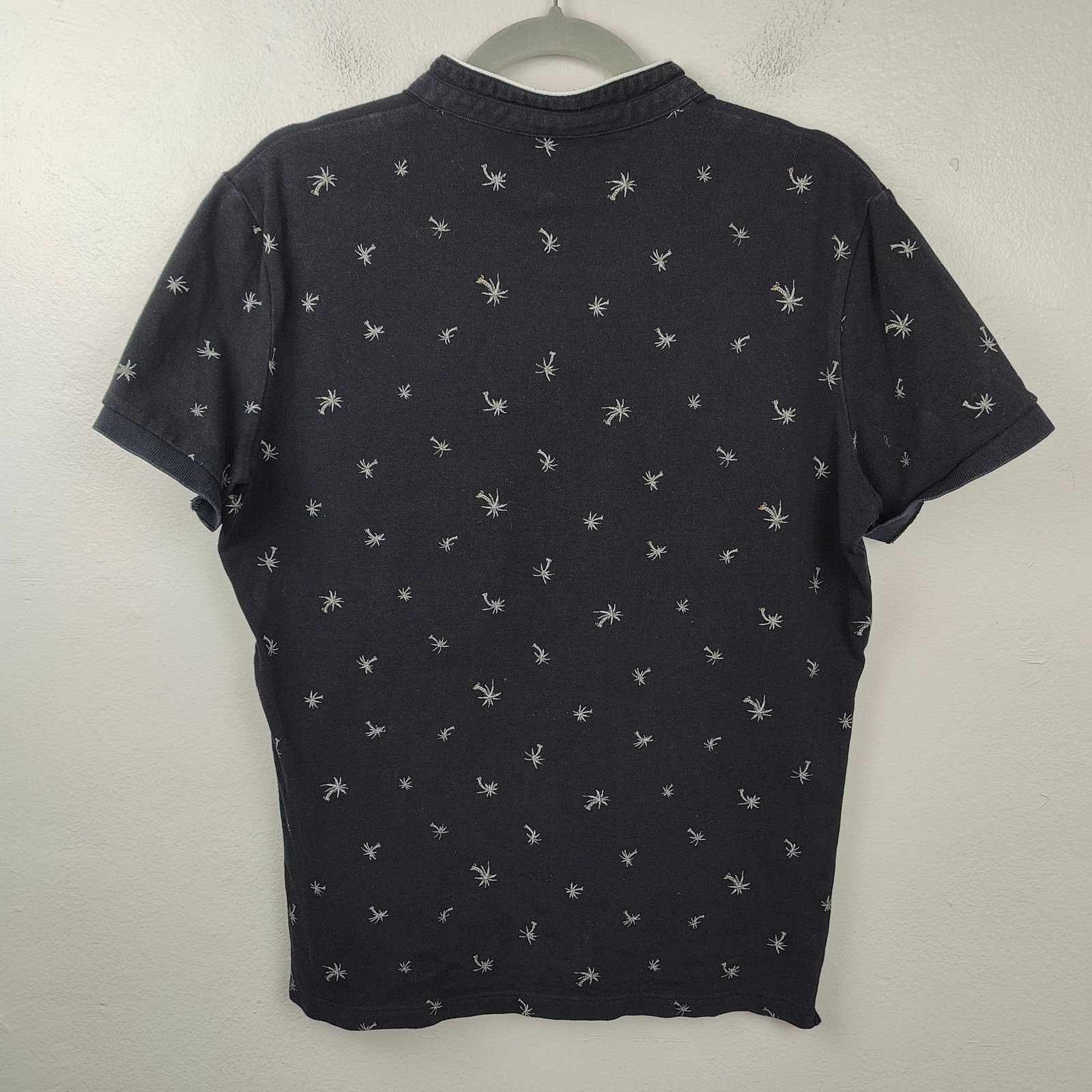 The Kooples The Kooples Sport Mandarin Collar Polo Shirt Medium Black Size US M / EU 48-50 / 2 - 3 Thumbnail