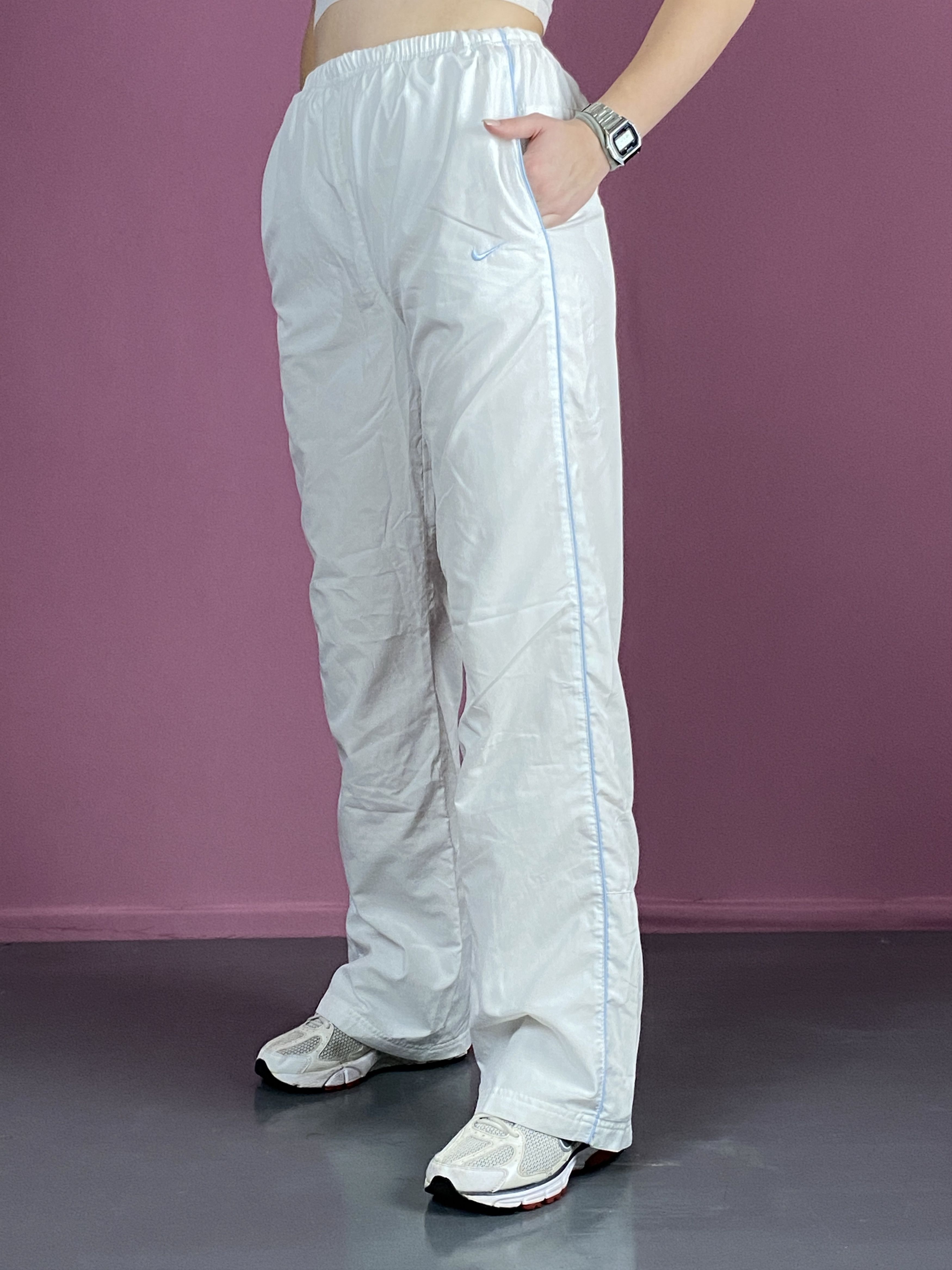 Nike × Vintage Y2K Nike Vintage Women's Vintage Track Pants - M Size 30" / US 8 / IT 44 - 2 Thumbnail
