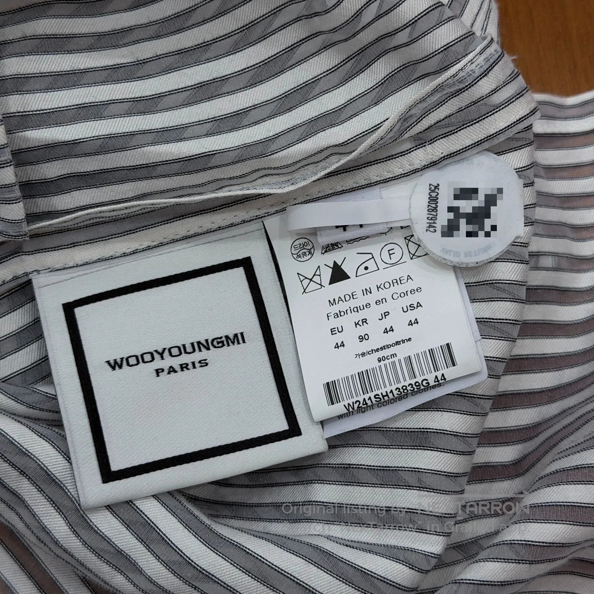 Wooyoungmi Wooyoungmi Striped Chiffon Long. Size US S / EU 44-46 / 1 - 4 Thumbnail