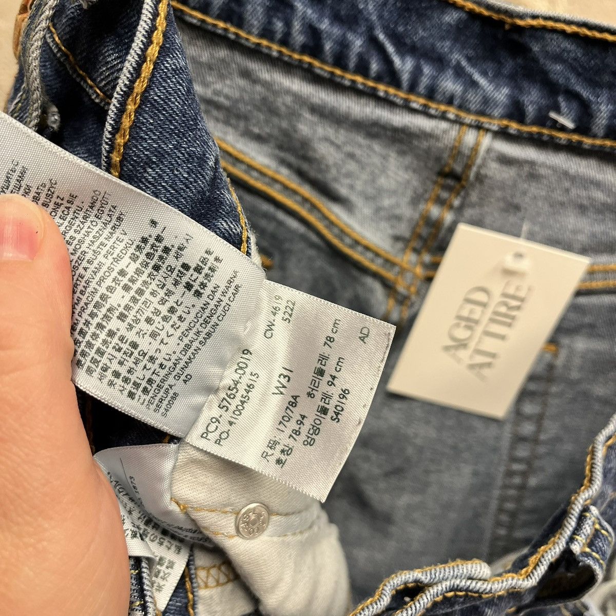 Levi's Levis 502 Casual Denim Jort Jean Denim Shorts 31 32x11.5 Size US 31 - 7 Thumbnail
