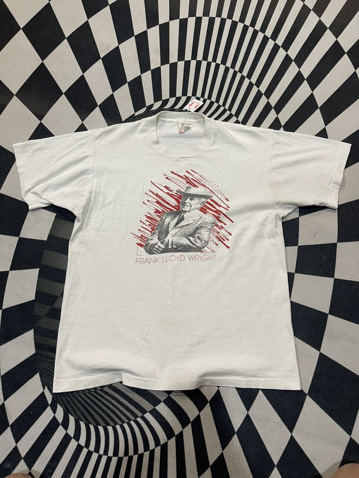 Arts & Science Rare Vintage Frank Lloyd Wright Tee ©1987 Domino’s Pizza Size US L / EU 52-54 / 3 - 4 Thumbnail
