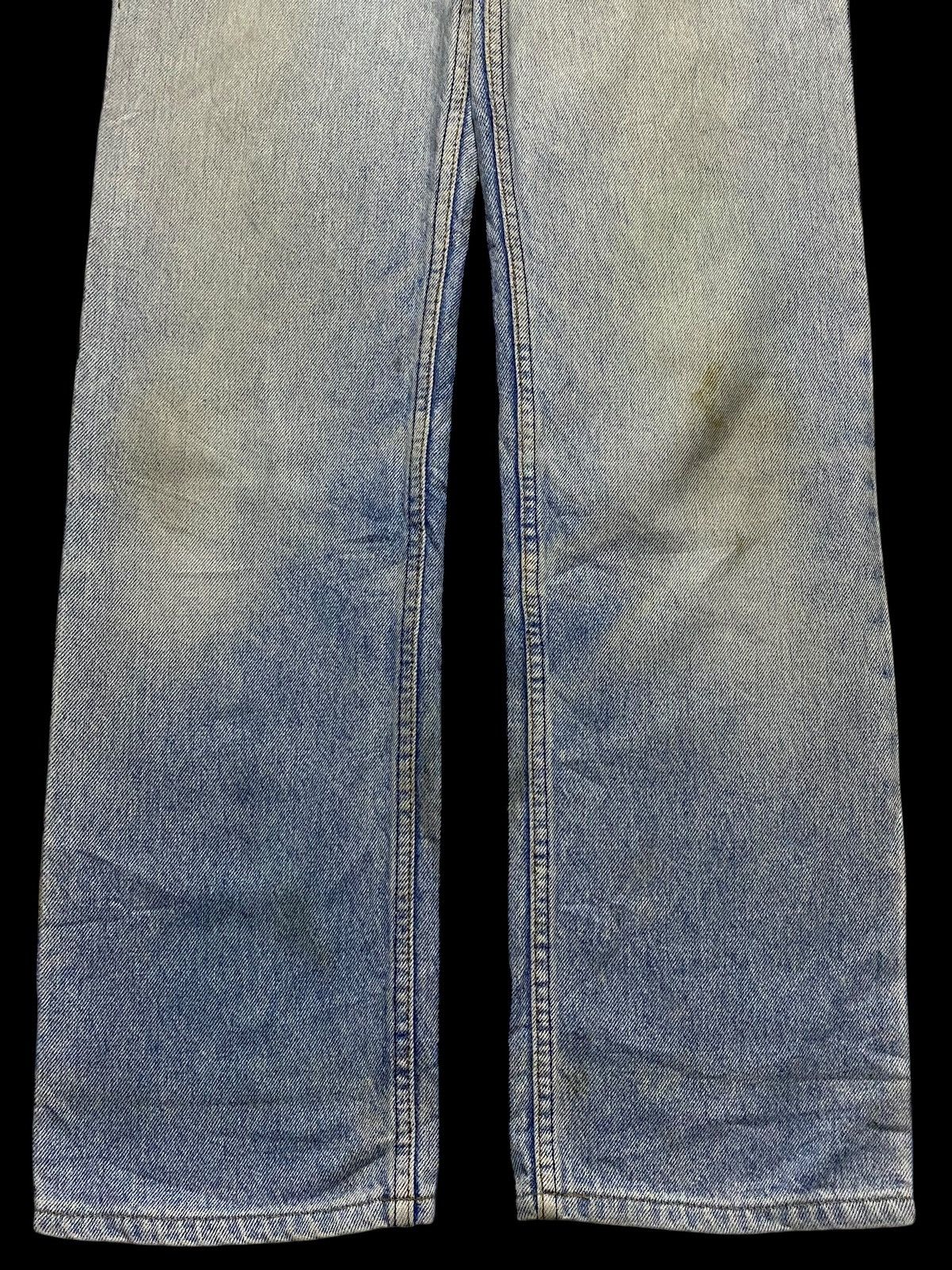 Levi's Vintage Clothing Vintage Levis 505 Blue Fade Wash Distressed Loose Jeans Size US 29 - 5 Thumbnail
