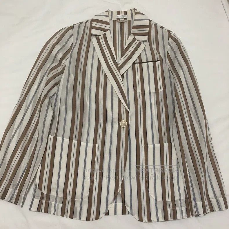 Brunello Cucinelli Slim Fit Blazer Jacket