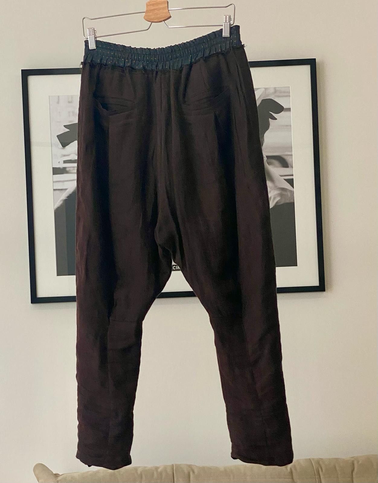 Haider Ackermann Haider Ackermann FW14 Double Layered Waistband Jogging Pants Size US 32 / EU 48 - 2 Thumbnail