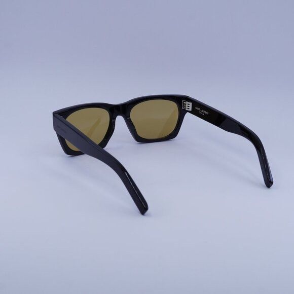 Saint Laurent Paris Saint Laurent SL402 010 Sunglasses Black Square Frame Size ONE SIZE - 6 Thumbnail