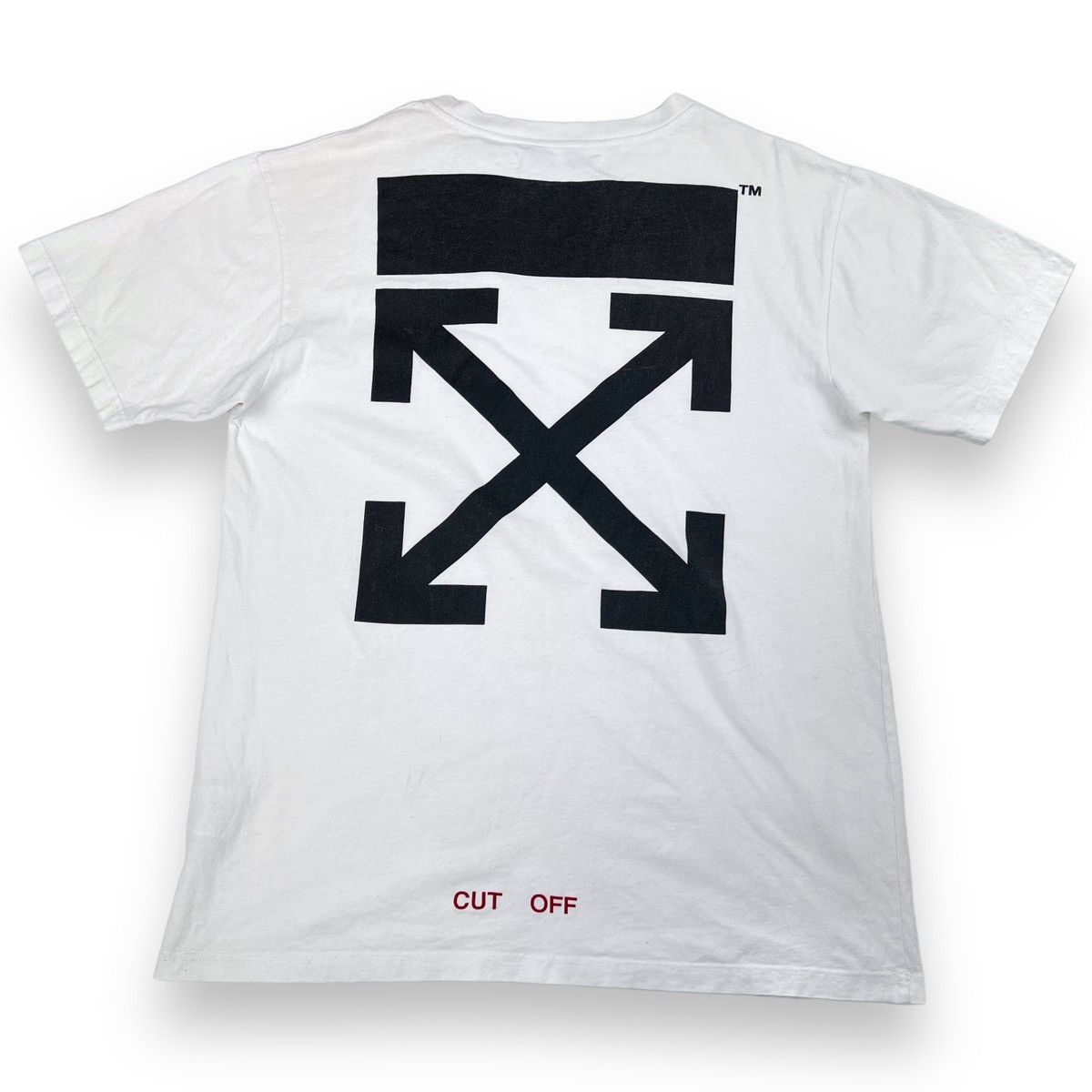 Off-White Off-White Yellow Caravaggio White T Shirt Size US XL / EU 56 / 4 - 3 Thumbnail