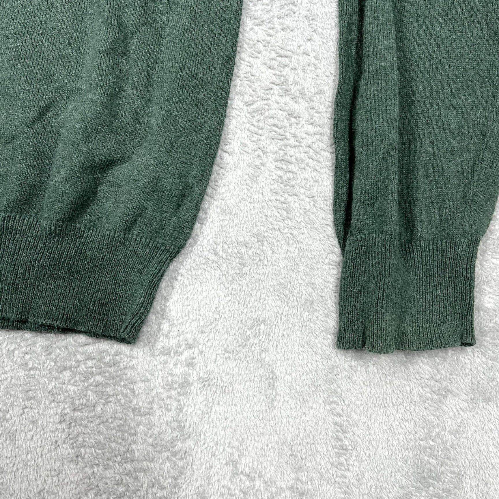 Chaps Chaps Sweater Mens Large V-Neck Pullover Tight-Knit Hunter Green Midweight Crew Neck Casual-Party/Cocktail Size US L / EU 52-54 / 3 - 2 Thumbnail