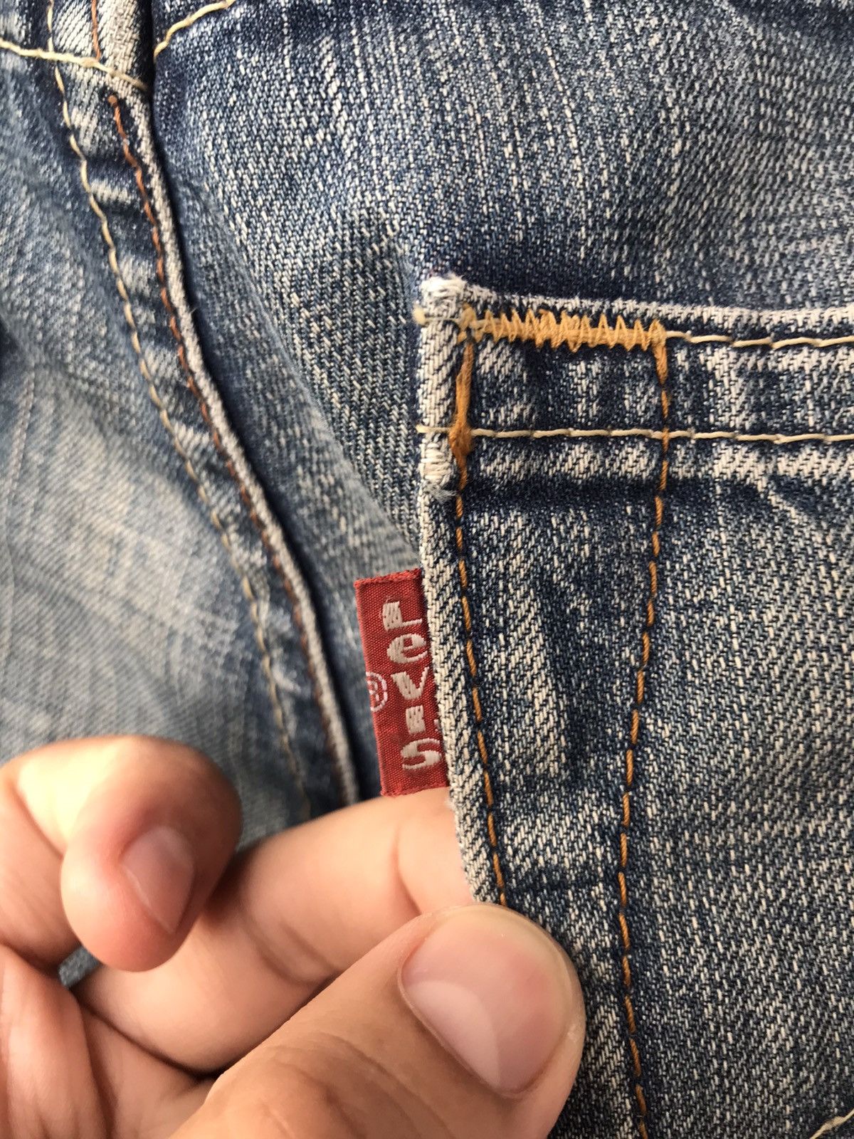 Levi's Vintage Levis 503 Distressed Denim Size US 35 - 9 Thumbnail