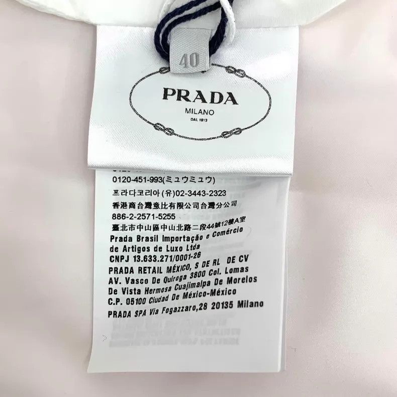 Prada Prada Light pink stand-up collar zipper long-sleeved jacke Size XS / US 0-2 / IT 36-38 - 8 Thumbnail
