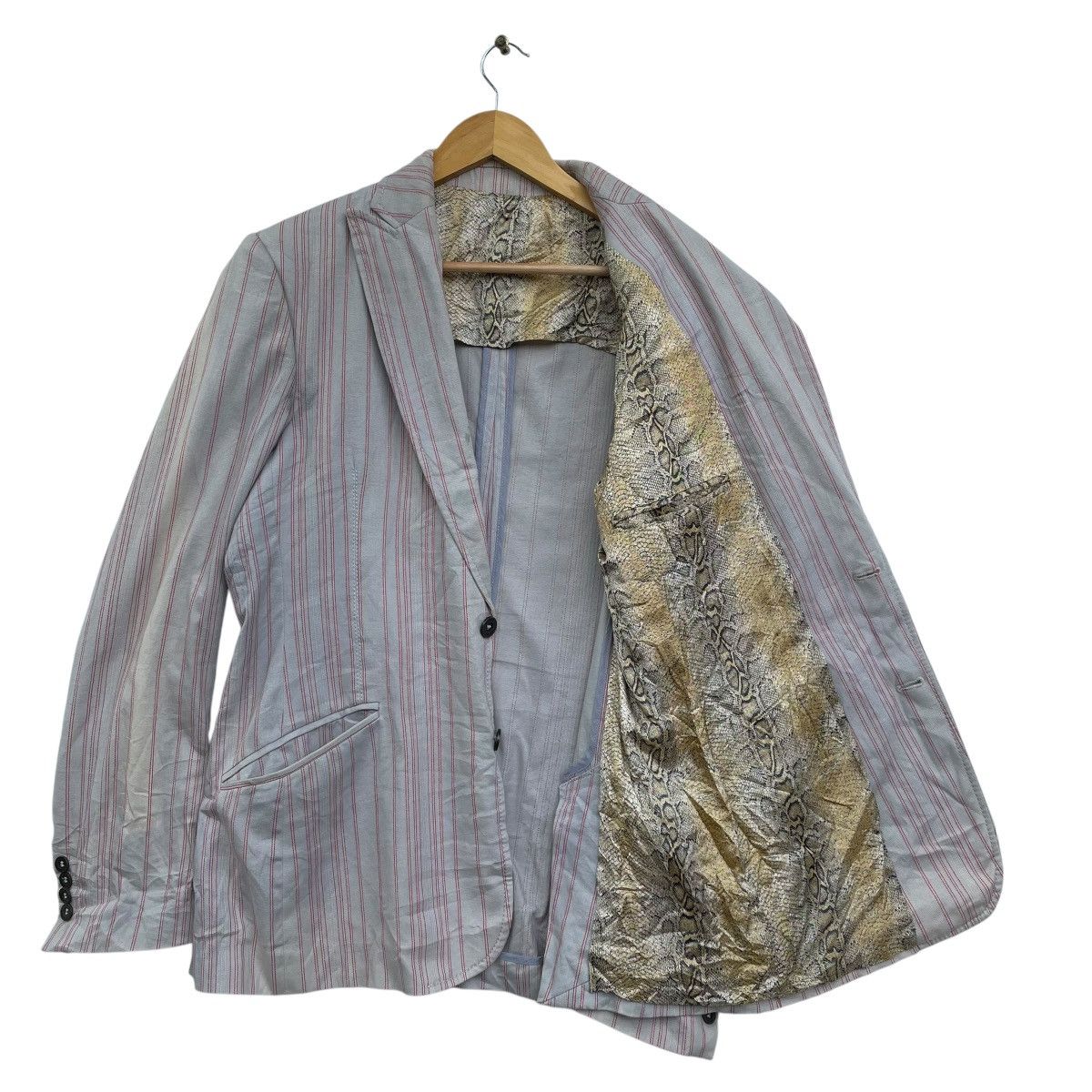 Just Cavalli × Roberto Cavalli 💥Vintage Faded Just Cavalli Blazer Jacket Size US M / EU 48-50 / 2 - 3 Thumbnail