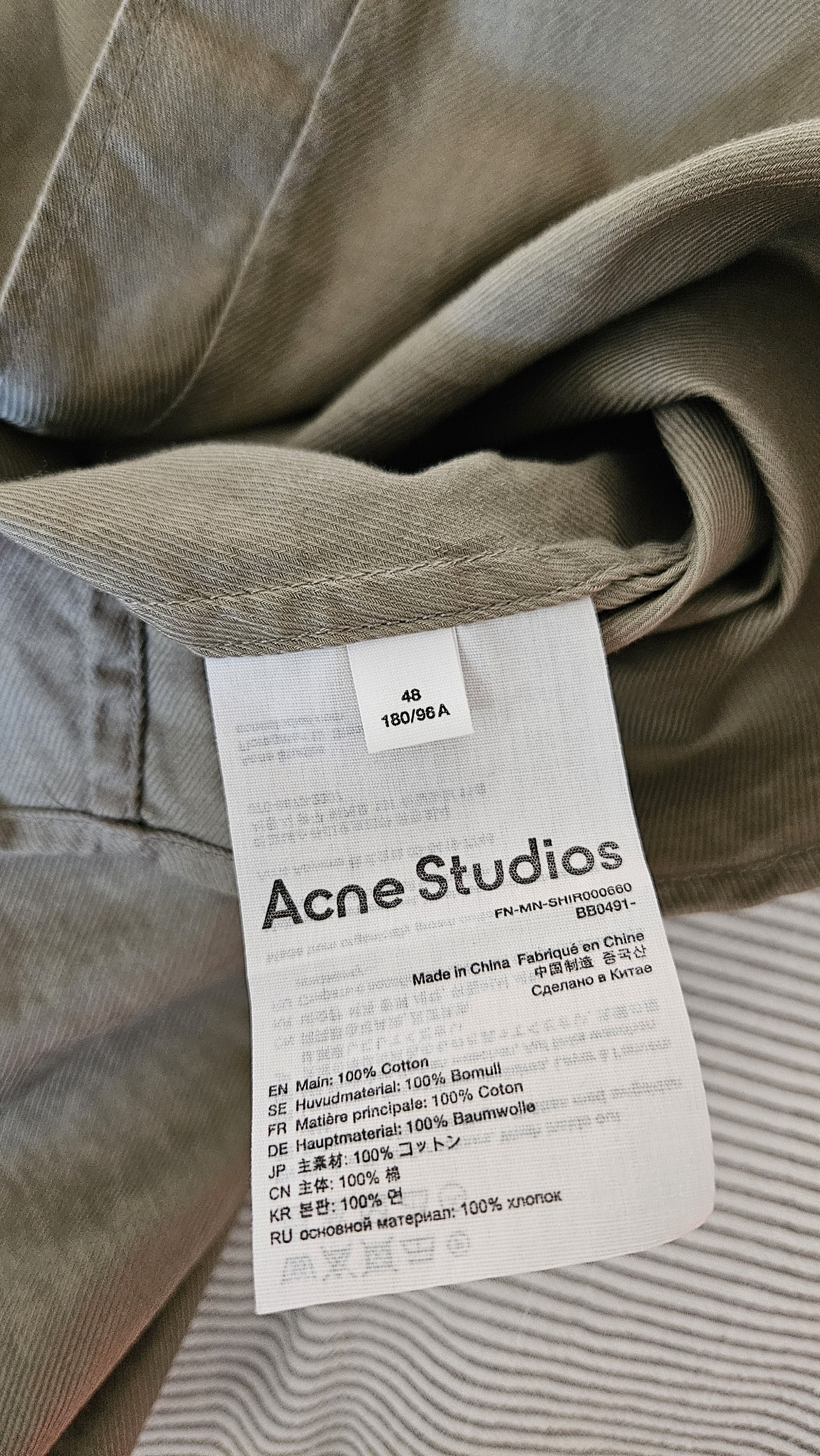 Acne Studios Button-Up Shirt Size US M / EU 48-50 / 2 - 4 Thumbnail