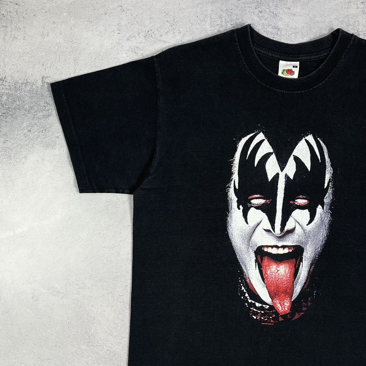 Band Tees Vintage Kiss Gene Simmons Face Rare Rock Band T Shirt 2002 Size US S / EU 44-46 / 1 - 6 Thumbnail