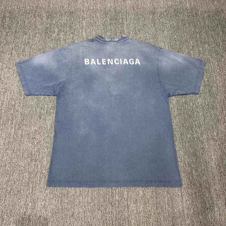 Balenciaga Balenciaga Haze blue gradient short sleeve Size US S / EU 44-46 / 1 - 2 Thumbnail