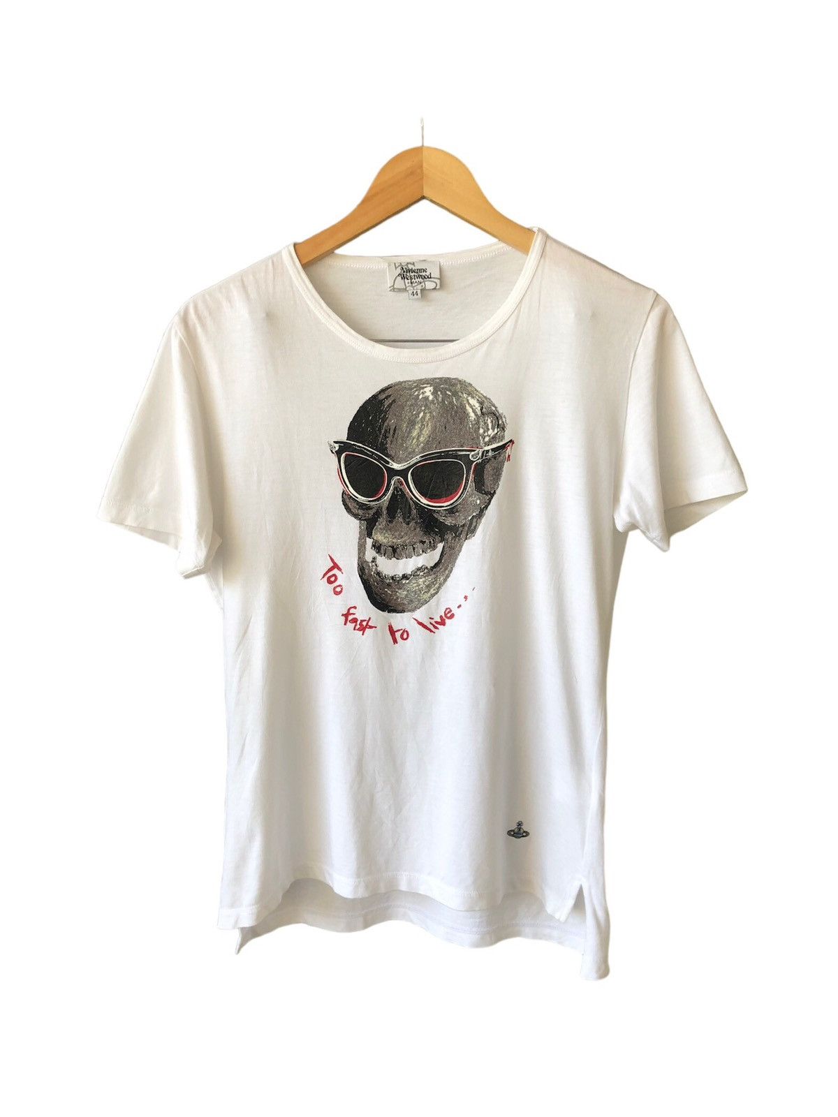 Vivienne Westwood Rare❗️Vivienne Westwood Skull Printed Short Sleeve T-shirt Size M / US 6-8 / IT 42-44 - 1 Thumbnail