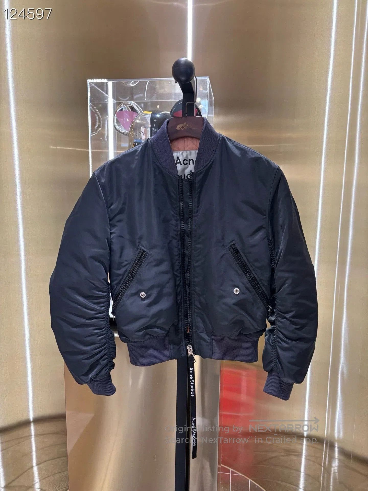 Acne Studios Acne Studios Gray Aviator Cotton Jacket. Size US M / EU 48-50 / 2 - 1 Thumbnail